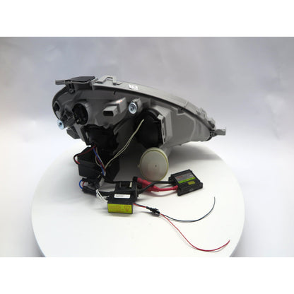 CrazyTheGod A-CLASS W168 First generation 1997-2004 Hatchback 5D Guide LED Angle-Eye Projector Headlight Headlamp Chrome for Mercedes-Benz RHD