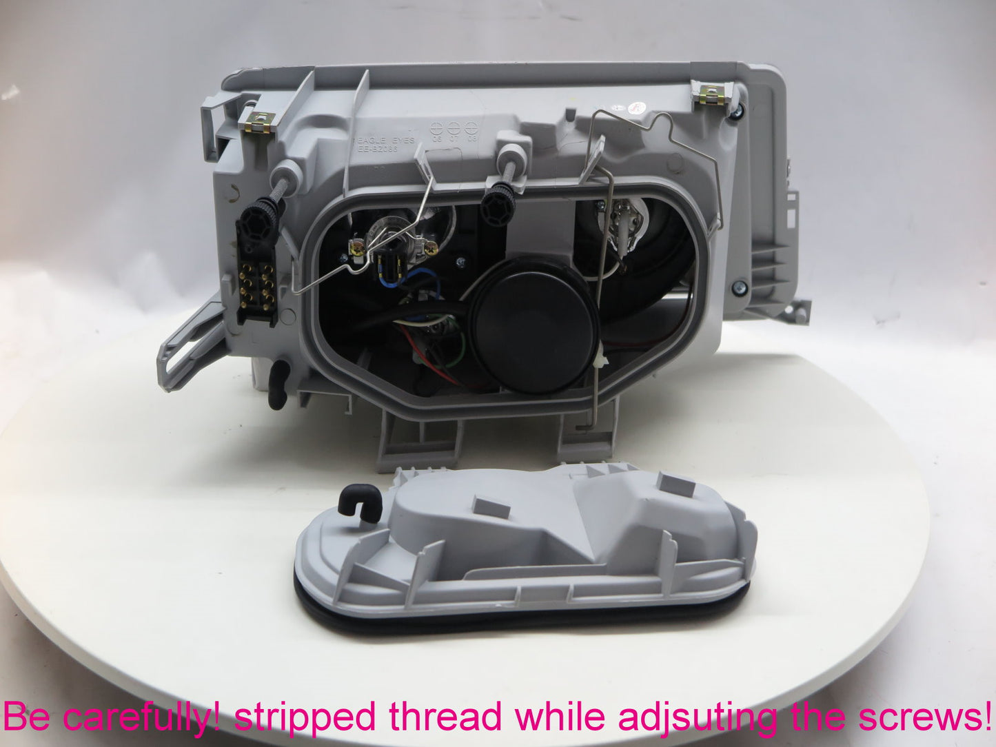 CrazyTheGod C-CLASS W201 190D 190E 1982-1993 Sedan 4D CCFL Projector Headlight Headlamp Black for Mercedes-Benz LHD