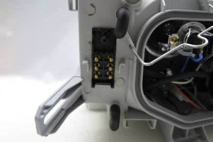 CrazyTheGod C-CLASS W201 190D 190E 1982-1993 Sedan 4D CCFL Projector Headlight Headlamp Black for Mercedes-Benz LHD