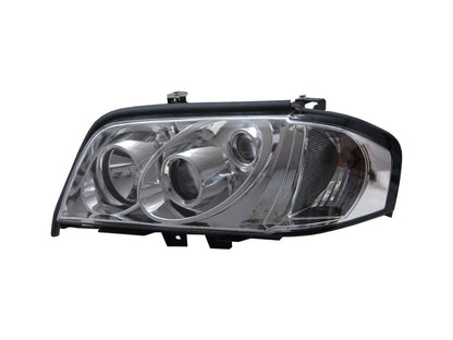 CrazyTheGod C-CLASS W202 1994-2000 Sedan/Wagon 4D/5D Projector Headlight Headlamp Chrome EUROPE for Mercedes-Benz RHD