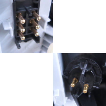 CrazyTheGod C-CLASS W201 190D 190E 1982-1993 Sedan 4D Guide LED Angle-Eye Projector W/ Corner Lamp Headlight Headlamp Black for Mercedes-Benz RHD