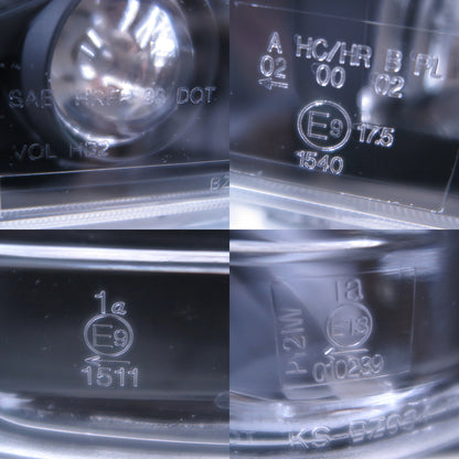 CrazyTheGod C-CLASS W201 190D 190E 1982-1993 Sedan 4D Guide LED Angle-Eye Projector W/ Corner Lamp Headlight Headlamp Black for Mercedes-Benz RHD