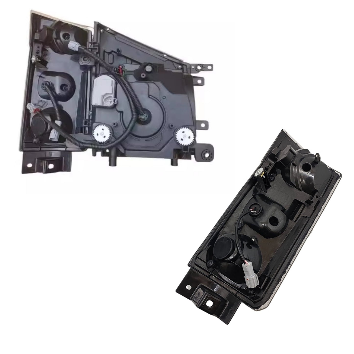 CrazyTheGod ELF 100P N-SERIES NJR85 Sixth generation 2007-Present Truck Full LED 12V Headlight Headlamp Black for ISUZU RHD