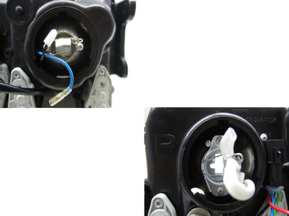 CrazyTheGod StarWagon L300 1993-present VAN 4D Projector W/ Corner Lamp Glass Headlight Headlamp Chrome for Mitsubishi RHD