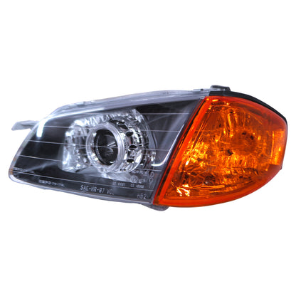 CrazyTheGod Allegro BJ รุ่นที่แปด 1998-2000 PRE-FACELIFT Sedan/Wagon 4D/5D Guide LED Angle-Eye Bi-Projector HID Headlight Headlamp Black V2 สำหรับ MAZDA LHD