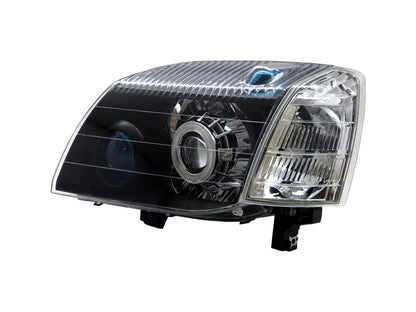 CrazyTheGod X-TRAIL T30 First generation 2001-2007 SUV 5D CCFL Projector Headlight Headlamp W/S Corner Lamp Black for NISSAN RHD