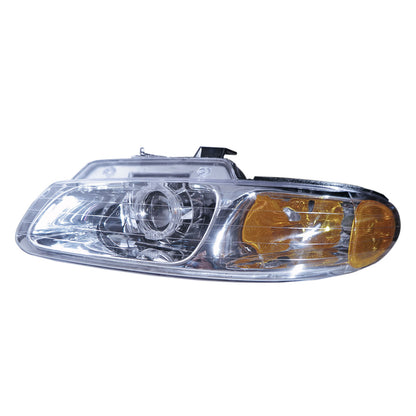 CrazyTheGod Town&Country 1996-1999 Minivan 3D/4D Guide LED Angel-Eye Projector Headlight Headlamp Chrome for CHRYSLER LHD