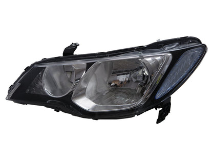 CrazyTheGod Ciimo 2012-2016 Sedan 4D Clear Headlight Headlamp Black EU for Dongfeng LHD