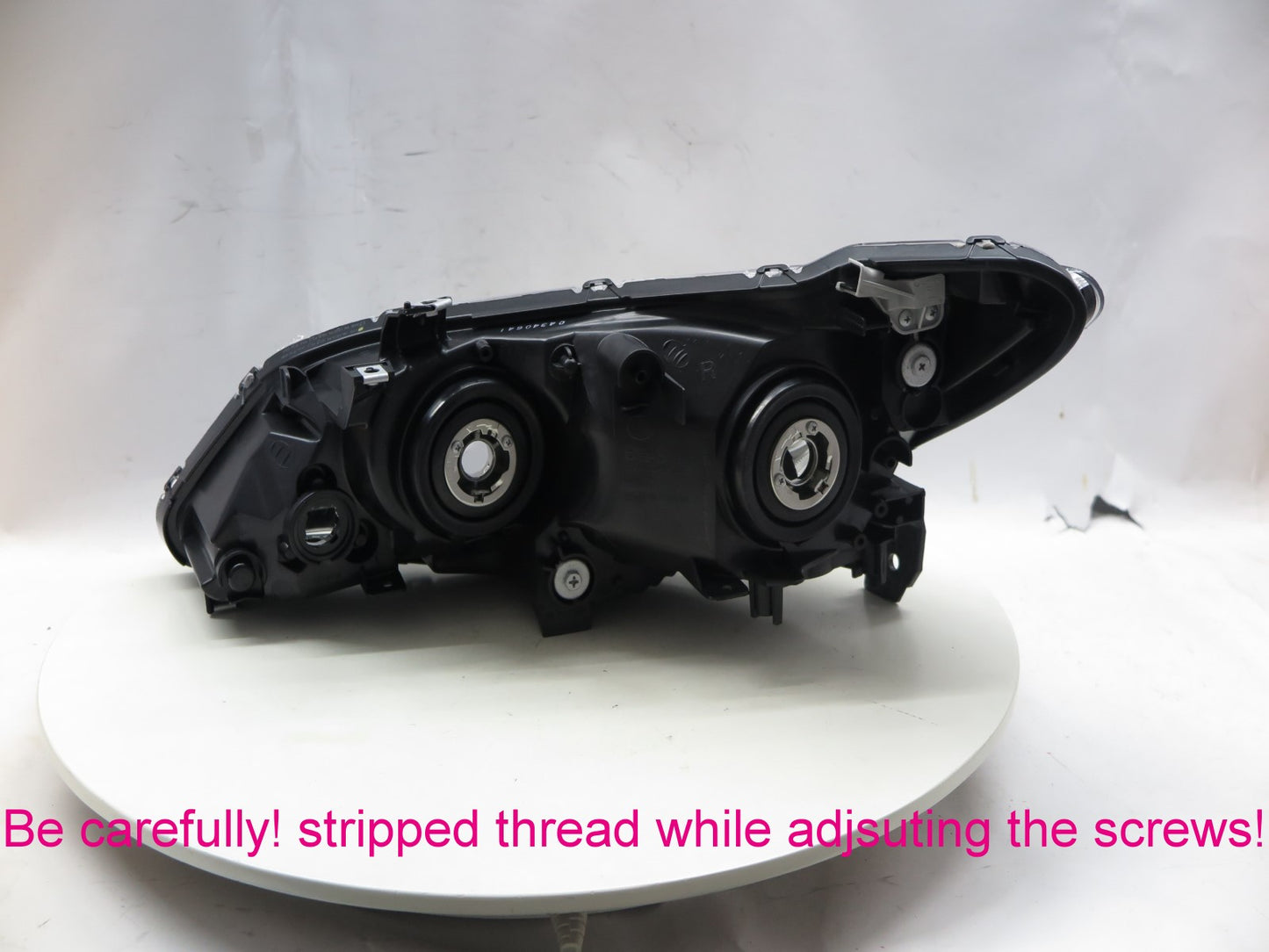 CrazyTheGod Ciimo 2012-2016 Sedan 4D Clear Headlight Headlamp Black EU for Dongfeng LHD