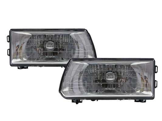 CrazyTheGod Dodge 1000 1999-present VAN 4D Clear Headlight Headlamp Chrome for DODGE LHD