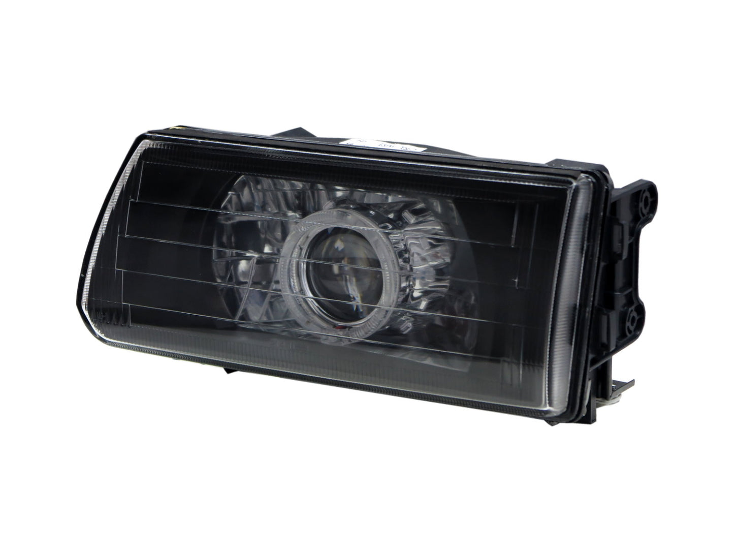 CrazyTheGod Dodge 1000 1999-present VAN 4D Guide LED Angel-Eye Projector Headlight Headlamp Black for DODGE LHD