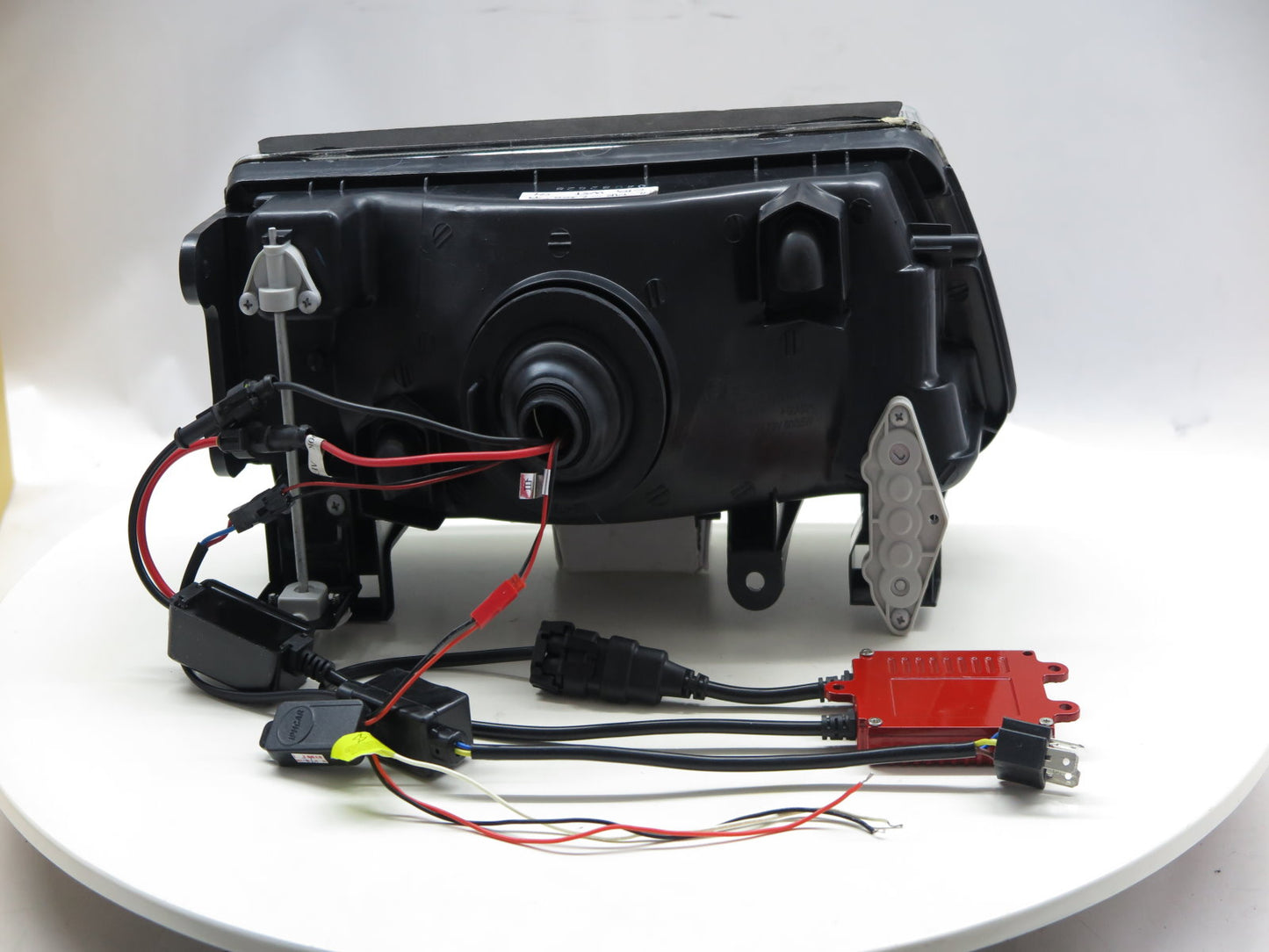 CrazyTheGod Dodge 1000 1999-present VAN 4D Guide LED Angel-Eye Projector Headlight Headlamp Black for DODGE LHD