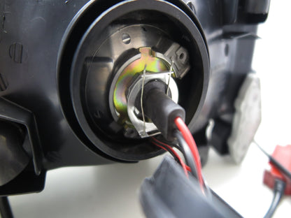 CrazyTheGod Dodge 1000 1999-present VAN 4D Guide LED Angel-Eye Projector Headlight Headlamp Black for DODGE LHD