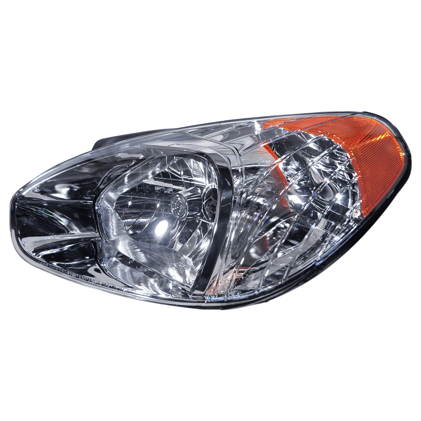 CrazyTheGod Attitude MC First generation 2005-2011 Sedan 4D Clear Headlight Headlamp Chrome US for DODGE LHD