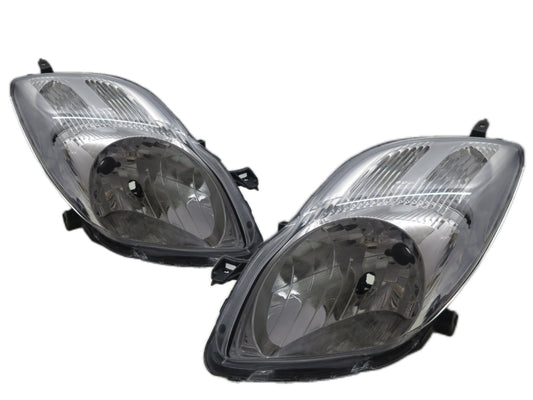 CrazyTheGod Charade XP90 2011-2013 Hatchback 3D/5D Clear Headlight Headlamp Chrome for DAIHATSU LHD