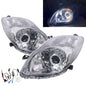 CrazyTheGod Charade XP90 2011-2013 Hatchback 3D/5D Guide LED Angel-Eye Projector Headlight Headlamp Chrome for DAIHATSU LHD