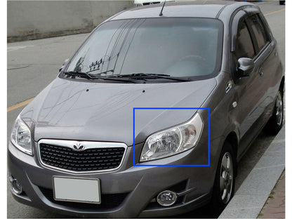 CrazyTheGod Gentra X 2009-2011 FACELIFT Hatchback 5D Đèn pha trong suốt Đèn pha màu đen cho DAEWOO LHD