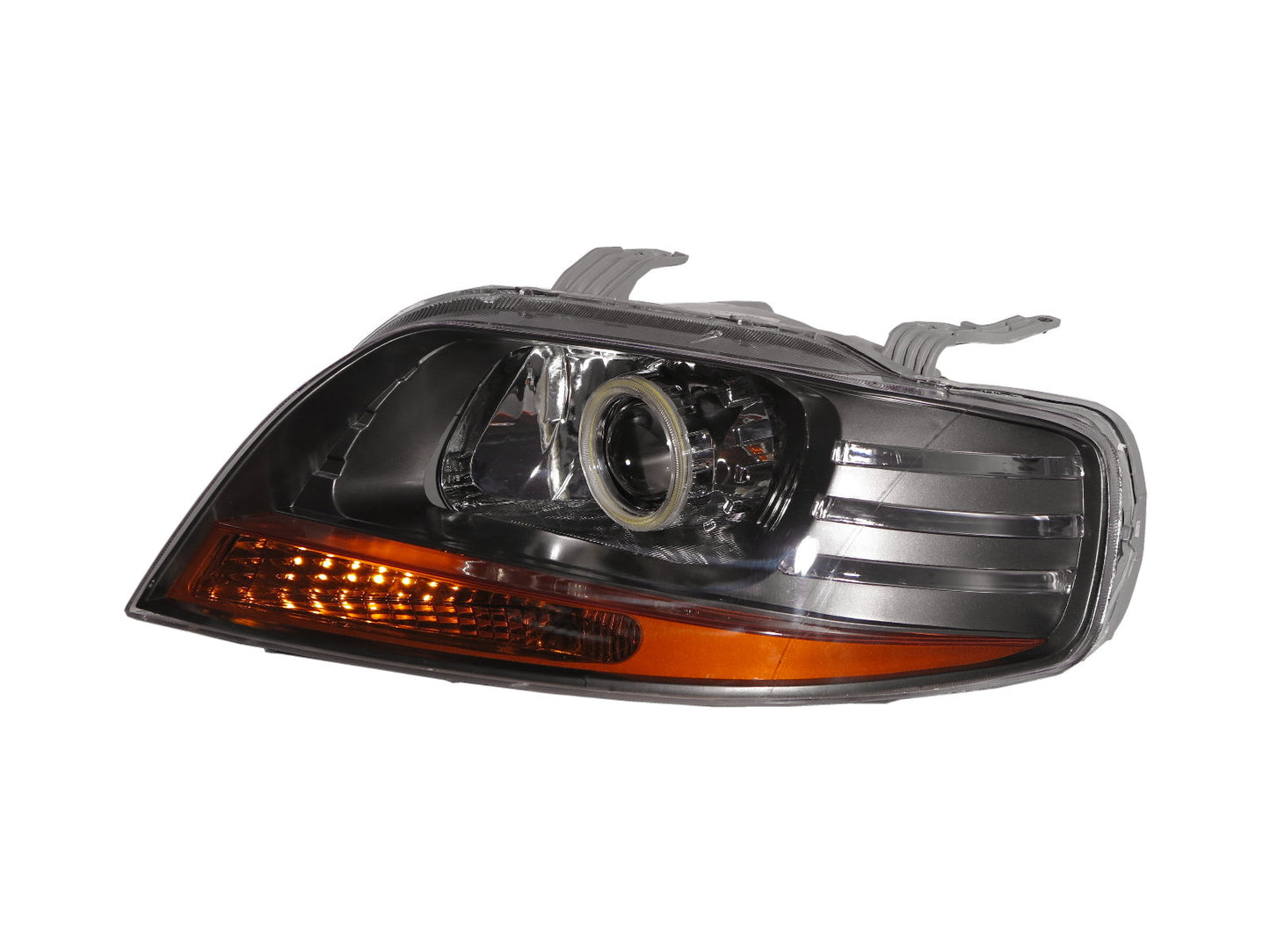 CrazyTheGod Kalos 2002-2008 Hatchback 3D/5D COB Projector Headlight Headlamp Black for DAEWOO RHD