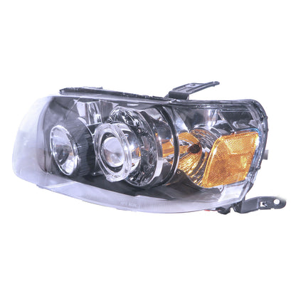 CrazyTheGod ESCAPE Thế hệ đầu tiên 2005-2007 SUV 5D Guide LED Angel-Eye Projector HID Đèn pha Đèn pha màu đen cho xe FORD LHD