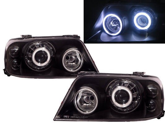 CrazyTheGod ESCAPE First generation 2004-2007 FACELIFTED SUV 5D CCFL Projector Headlight Headlamp Black for FORD RHD