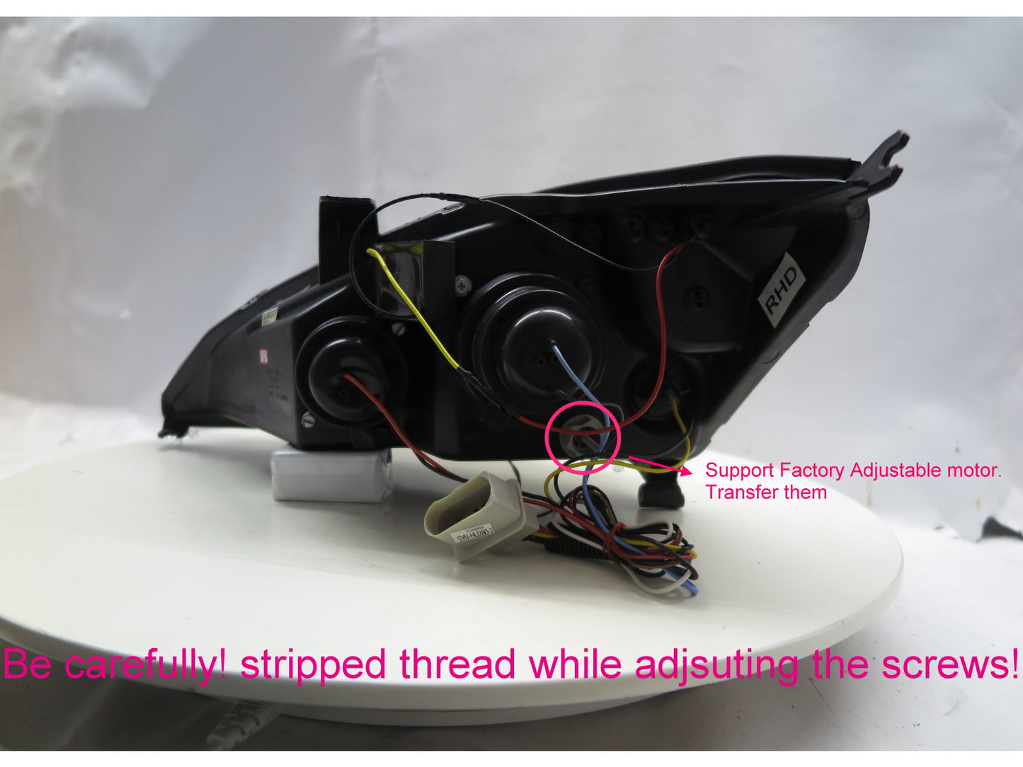 CrazyTheGod Focus thế hệ đầu tiên 2001-2004 Hatchback/Wagon 5D Đèn pha LED Projector Đèn pha mạ crôm EU cho FORD LHD