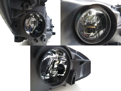 CrazyTheGod Focus C346 Thế hệ thứ ba 2015-2018 Sedan/Hatchback/Wagon 4D/5D Đèn pha LED Angel-Eye Projector màu đen EU cho FORD LHD