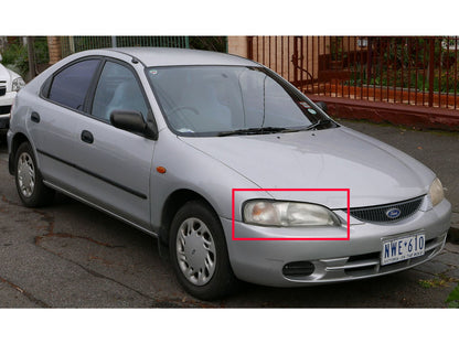 CrazyTheGod Liata KJ/KL Thế hệ thứ tư 1994-1999 Sedan 4D CCFL HID Bi-Projector Đèn pha Đèn pha V1 Màu đen cho FORD RHD