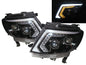 CrazyTheGod Ranger T6 2012-2015 Pickup 2D LED Bar Projector Headlight Headlamp Black for FORD RHD