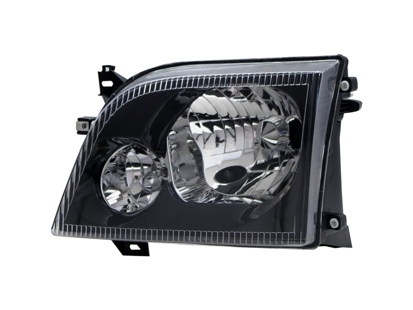 CrazyTheGod TRANSIT 2006-2017 VAN 4D Clear Headlight Headlamp Black China Type for FORD LHD