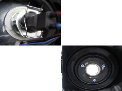 CrazyTheGod Colorado RC First generation 2008-2012 FACELIFT Pickup 4D Guide LED Angel-Eye Projector Headlight Headlamp Black for CHEVROLET CHEVY RHD