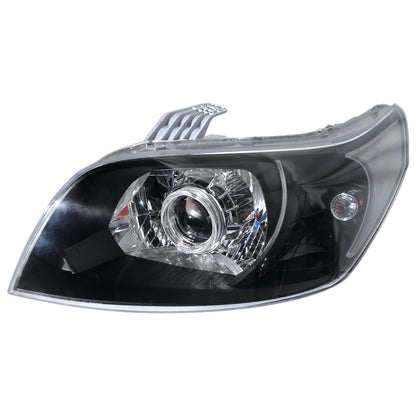 CrazyTheGod Gentra X 2009-2011 FACELIFT Hatchback 5D Guide LED Angle-Eye Projector Headlight Headlamp Black US for DAEWOO RHD