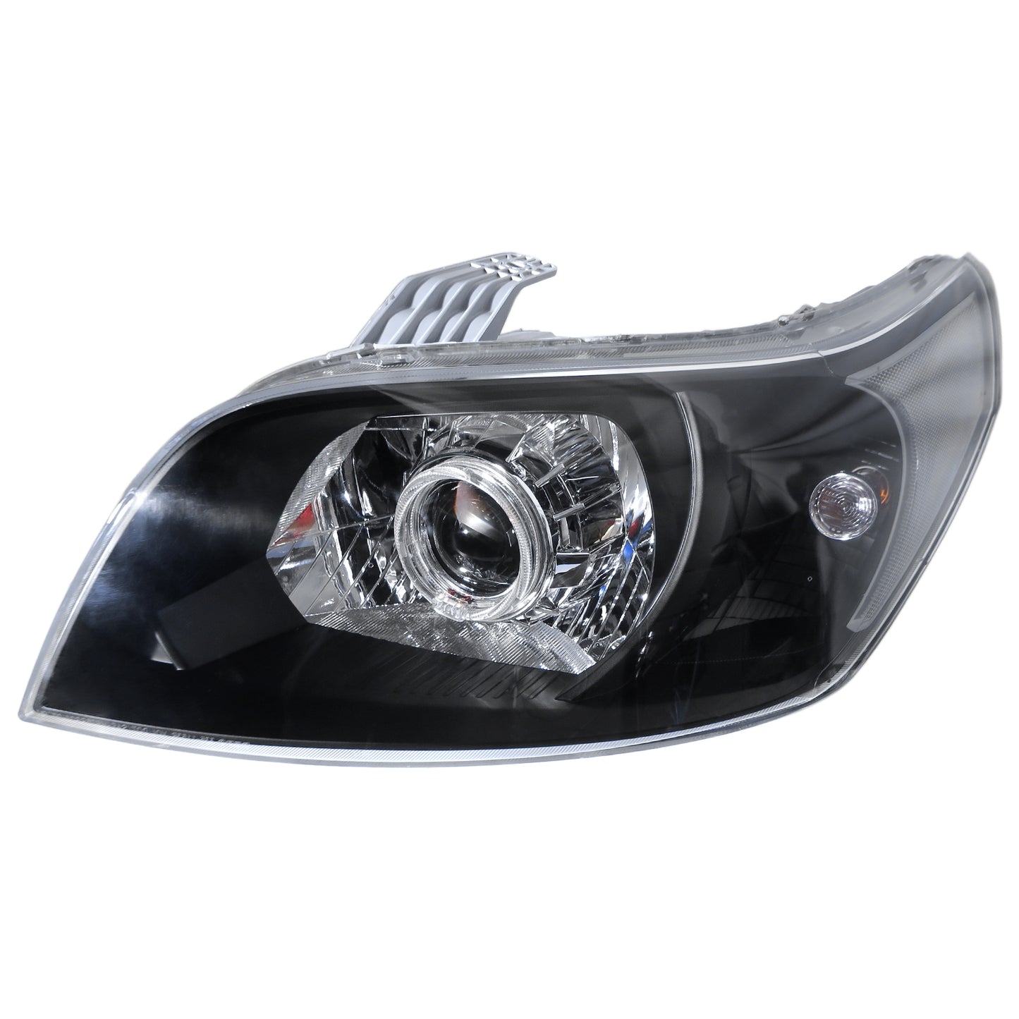 CrazyTheGod Gentra X 2009-2011 FACELIFT Hatchback 5D Guide LED Angle-Eye Projector Headlight Đèn pha màu đen US cho DAEWOO LHD