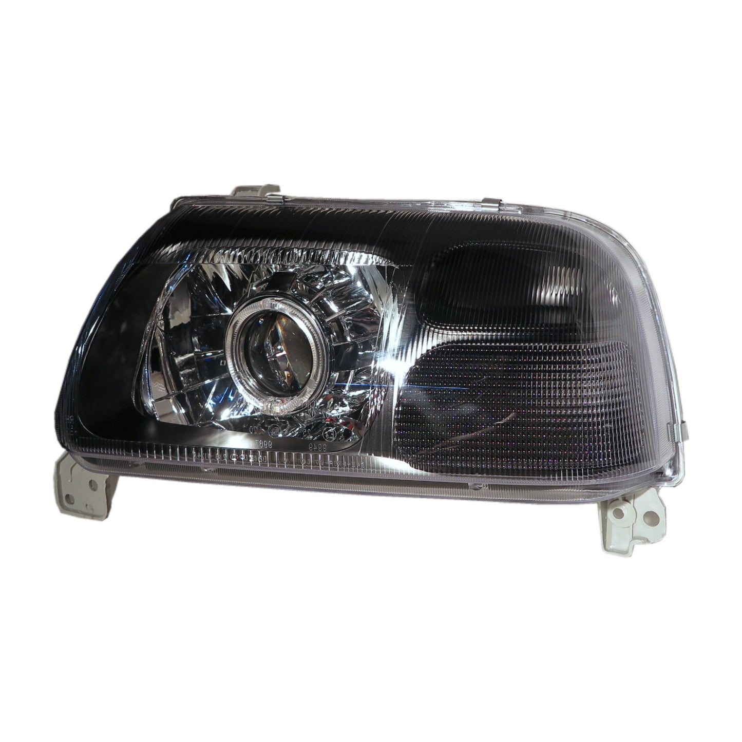 CrazyTheGod Grand Vitara 1998-2005 SUV 3D/5D Guide LED Angel-Eye Projector Headlight Headlamp Black for CHEVROLET CHEVY RHD