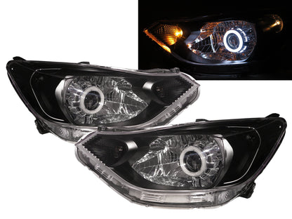 CrazyTheGod Sail Third generation 2015-present Sedan 4D CCFL Projector Headlight Headlamp Black for CHEVROLET CHEVY RHD