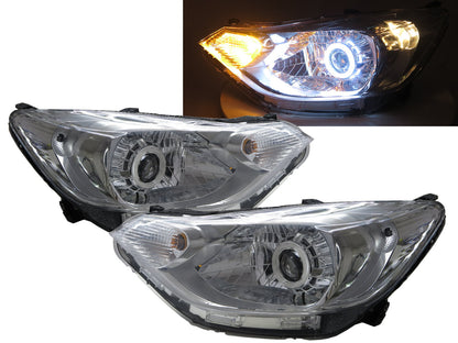 CrazyTheGod Sail Third generation 2015-present Sedan 4D CCFL Projector Headlight Headlamp Chrome for CHEVROLET CHEVY LHD