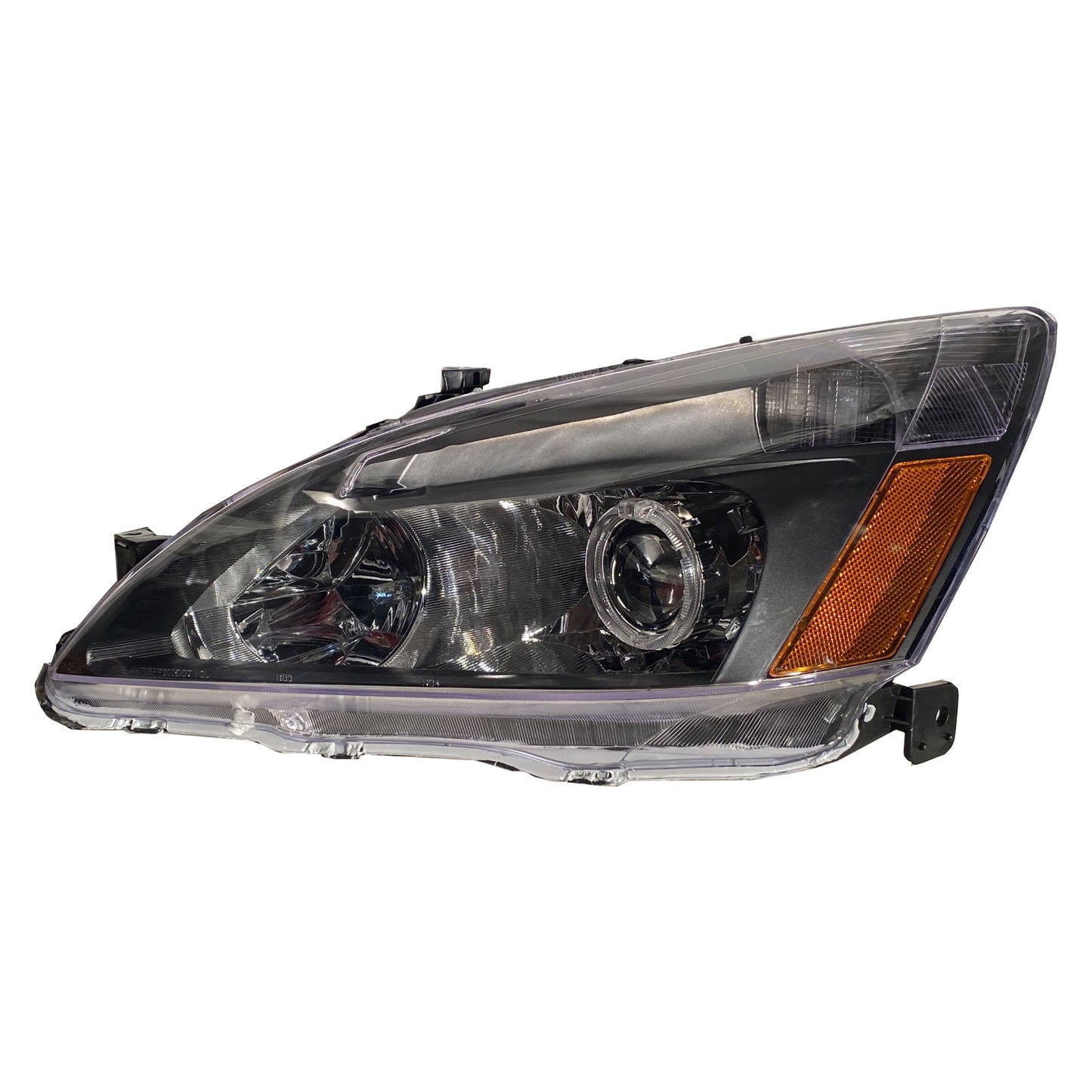 CrazyTheGod Accord Seventh generation 2003-2007 Coupe/Sedan 2D/4D LED Projector Headlight Headlamp Black for HONDA LHD