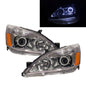 CrazyTheGod Accord Seventh generation 2003-2007 Coupe/Sedan 2D/4D LED Projector Headlight Headlamp Chrome for HONDA LHD