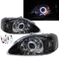 CrazyTheGod Ballade Sixth generation 1999-2000 FACELIFT Sedan/Hatchback/Coupe 2D/3D/4D/5D Guide LED Angle-Eye Projector Headlight Headlamp Smoke US for HONDA RHD