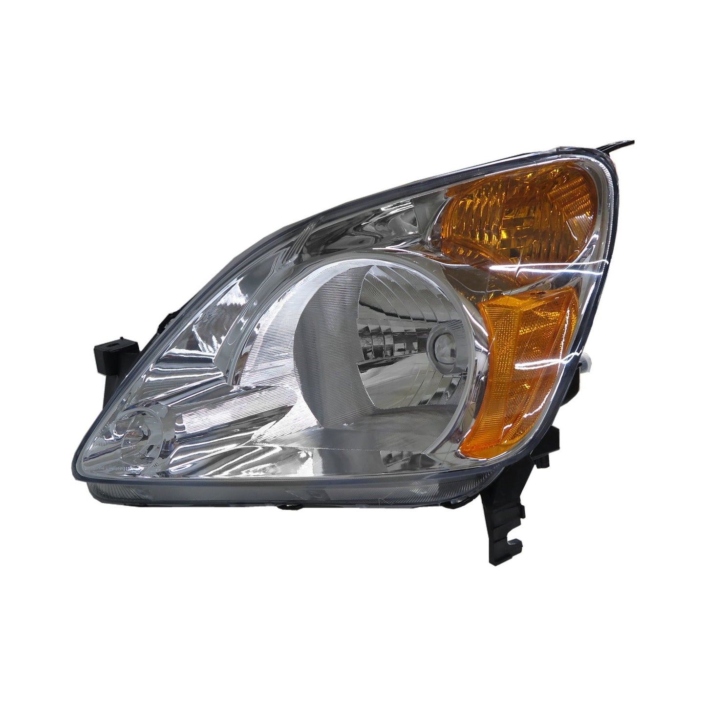 CrazyTheGod CR-V RD4-RD7 Second generation 2002-2004 Pre-Facelift Wagon 4D Clear Headlight Headlamp Chrome for HONDA LHD