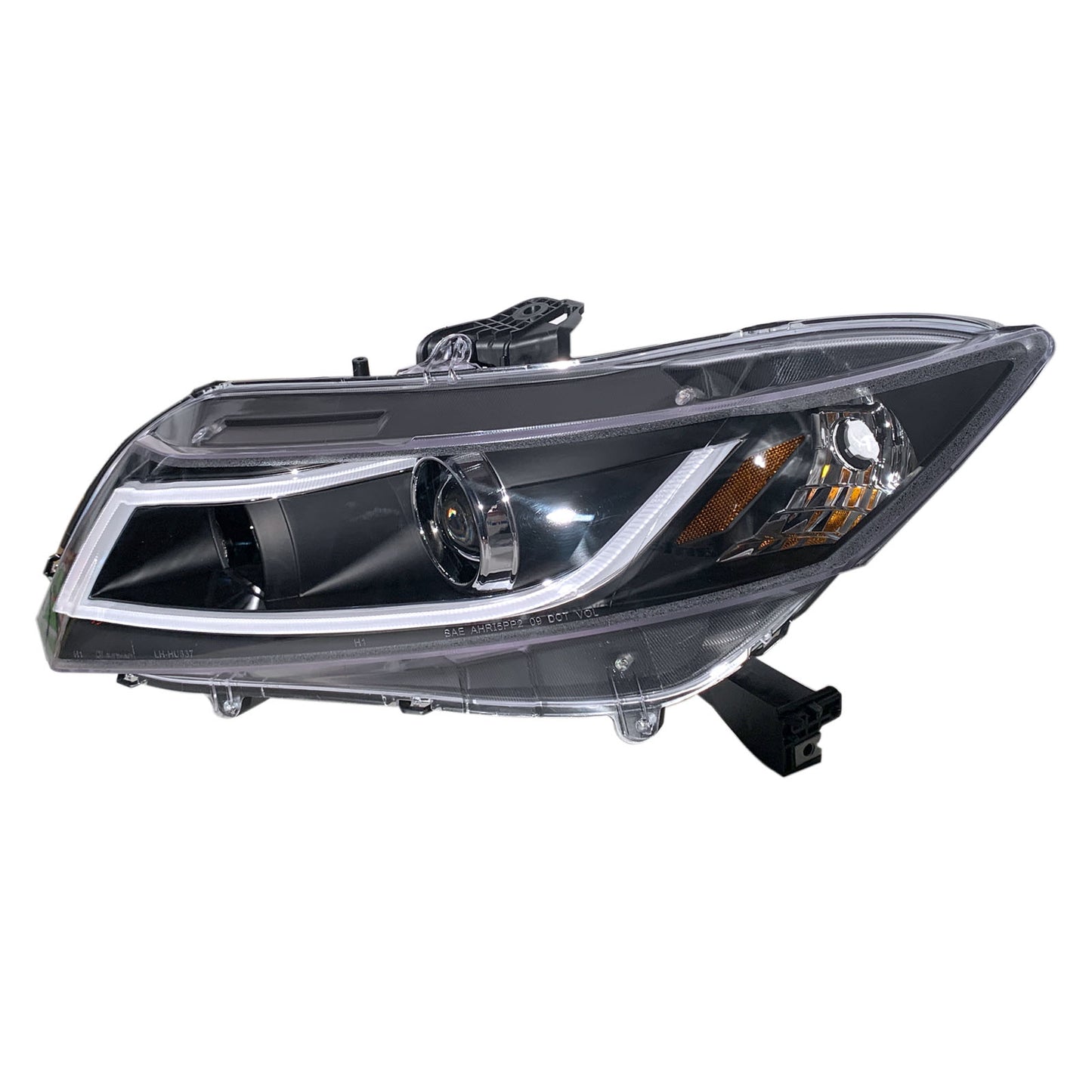 CrazyTheGod Civic FB1-6/FG3-4 Ninth generation 2012-2015 Sedan/Coupe 2D/4D Projector R8Look Headlight Headlamp Black for HONDA LHD