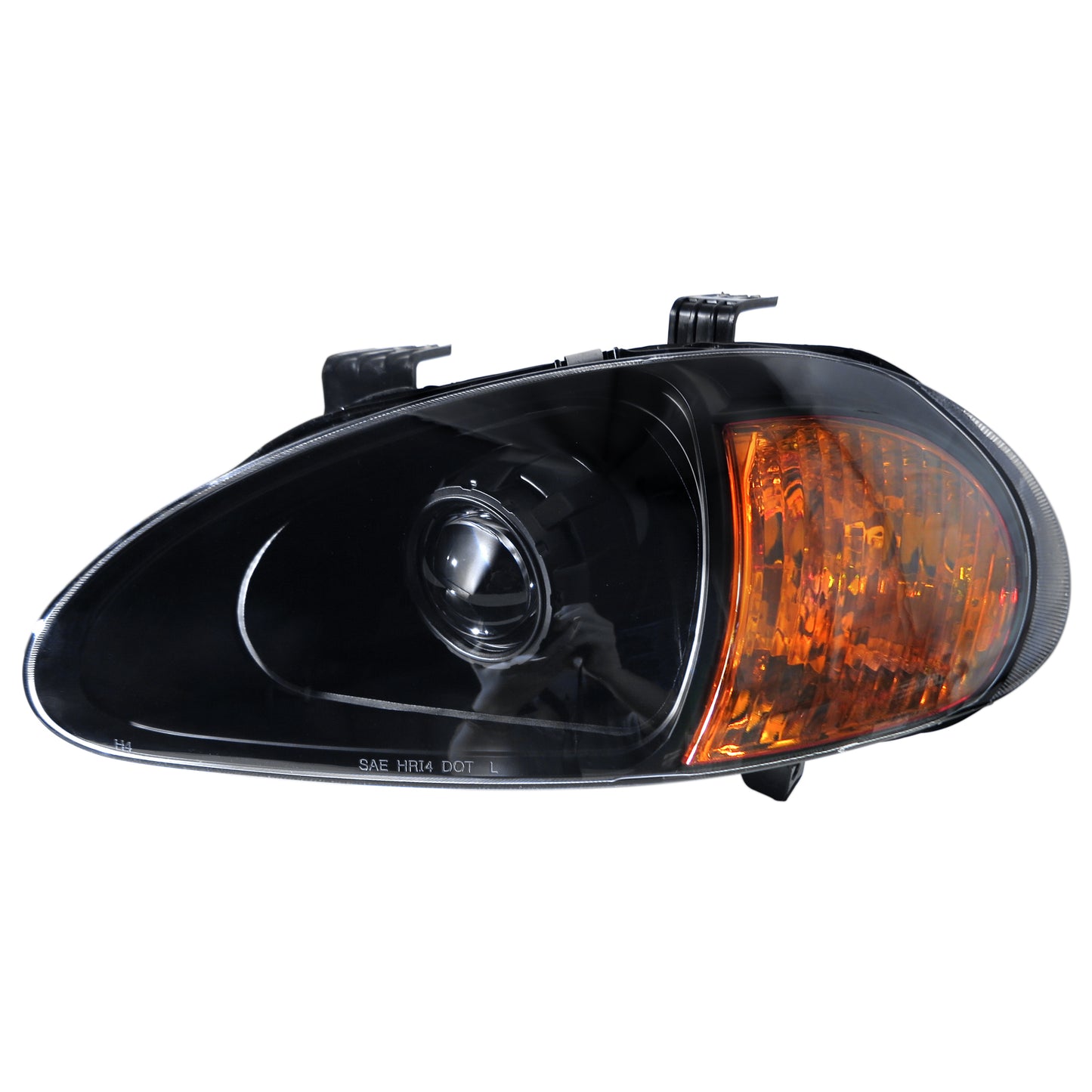 CrazyTheGod DEL SOL CRX 1993-1997 Roadster 2D Projector HID Headlight Headlamp Black for HONDA LHD