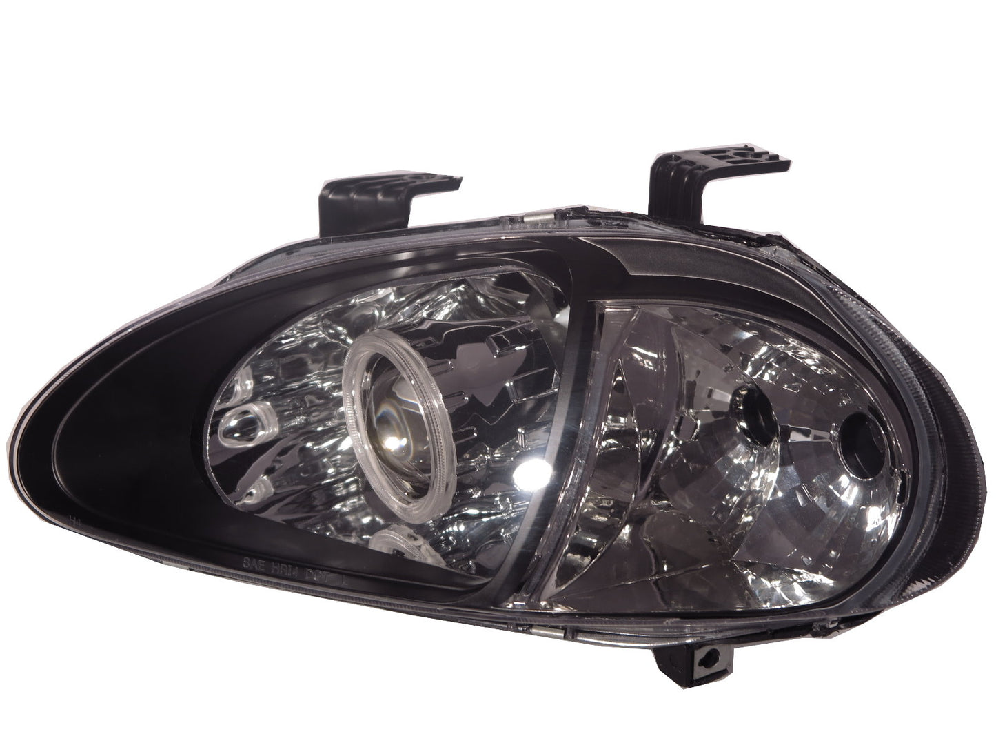 CrazyTheGod DEL SOL CRX 1993-1997 Roadster 2D CCFL Projector Headlight Headlamp Black for HONDA LHD