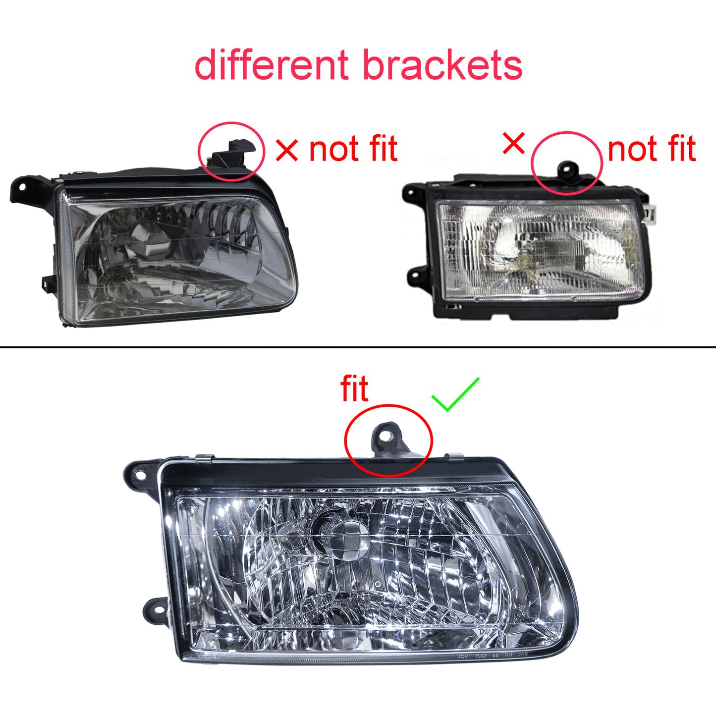 CrazyTheGod Passport CK58/CM58/DM58 Thế hệ thứ hai 2000-2002 Facelift SUV 5D Guide LED Angel-Eye Projector HID Đèn pha mạ crôm cho HONDA RHD