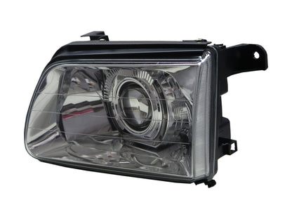 CrazyTheGod Tourmaster 1997-1998 Pickup 4D Guide LED Angel-Eye Projector ไฟหน้า HID โครเมียมสำหรับ HONDA RHD