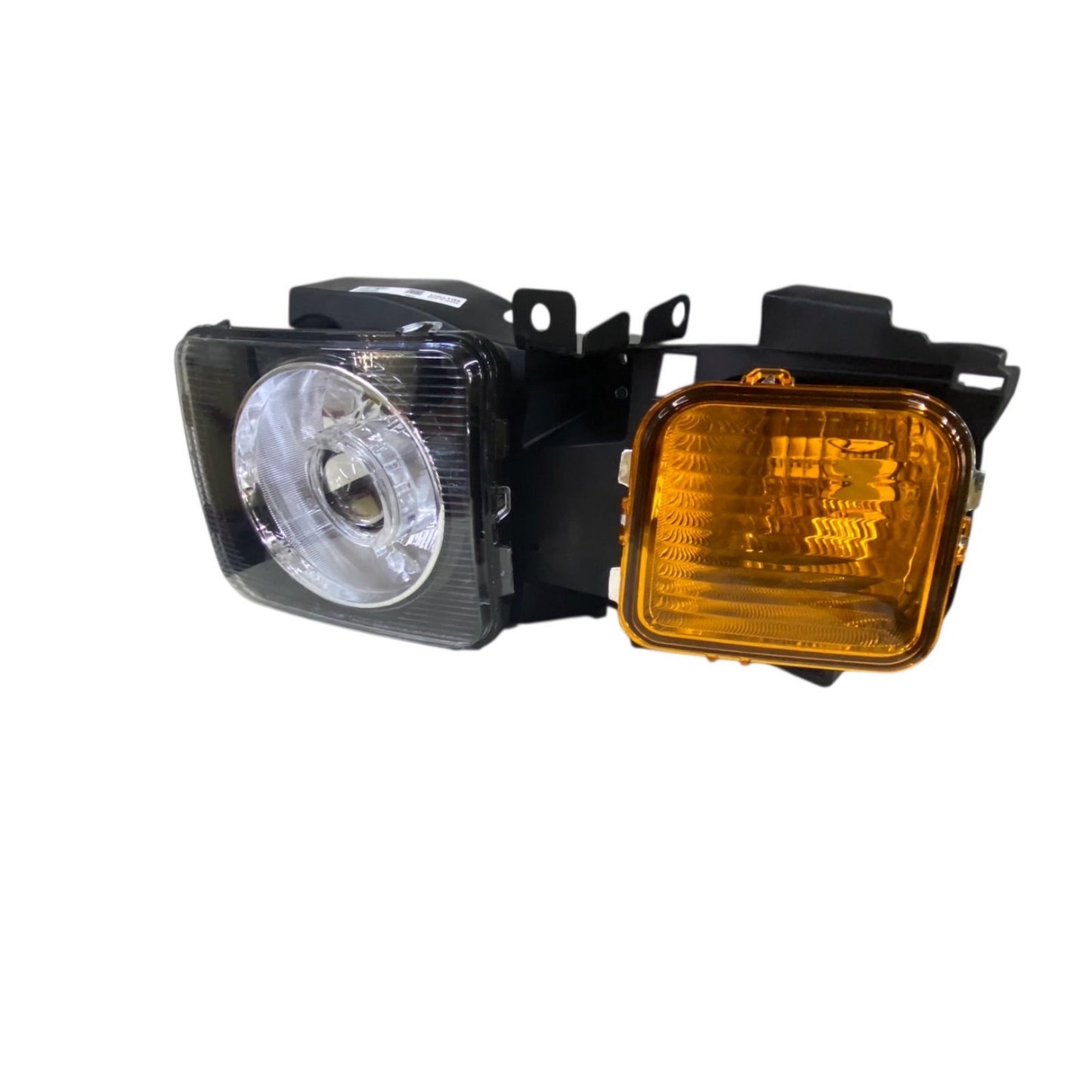 CrazyTheGod H3 2006-2010 Guide LED Angel-Eye Projector Headlight Headlamp Black for HUMMER LHD