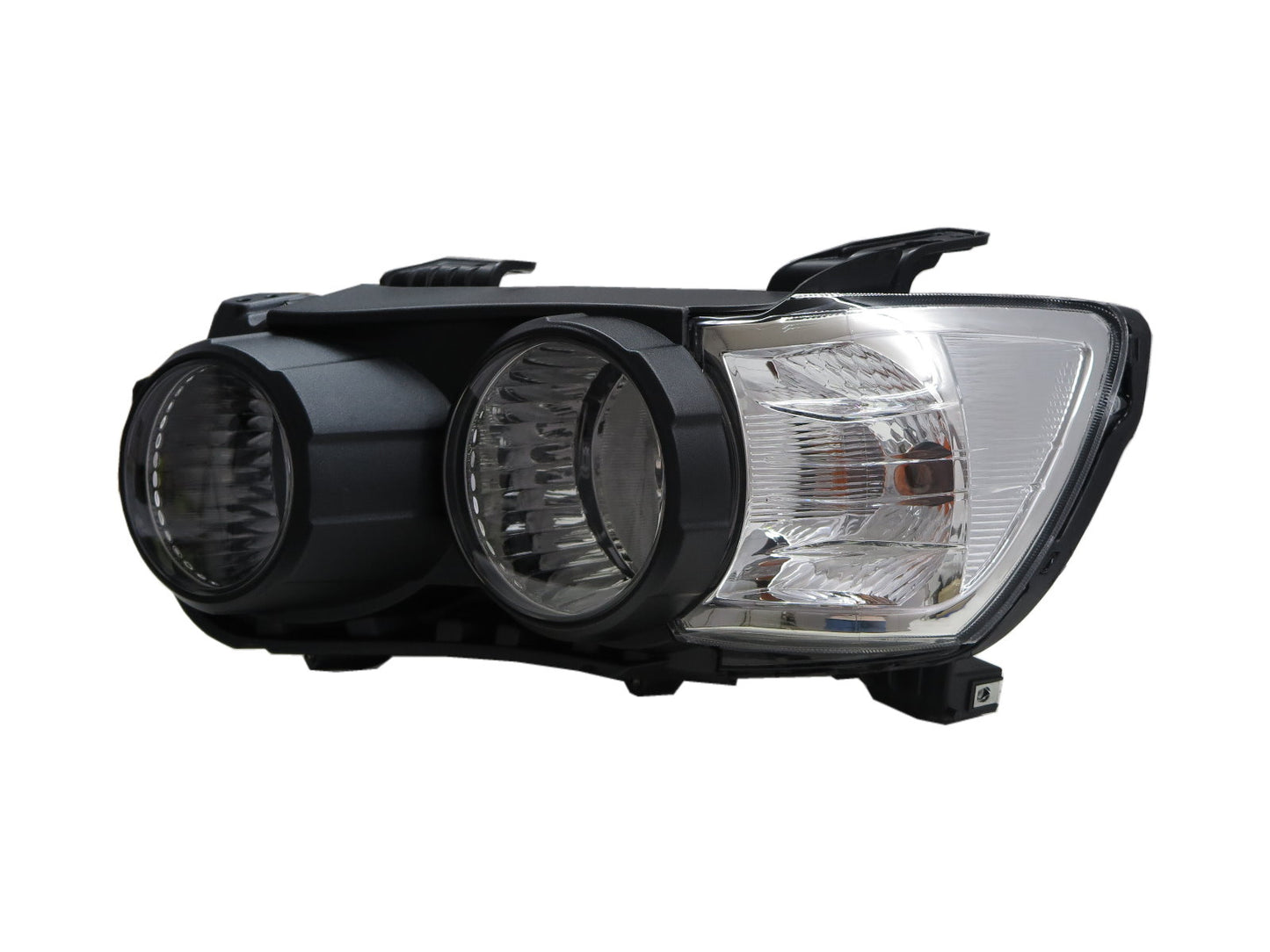 CrazyTheGod Barina TM Sixth generation 2012-2016 PRE-FACELIFT Sedan/Hatchback 4D/5D Clear Headlight Headlamp Black EU Type for HOLDEN LHD