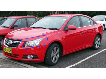 CrazyTheGod Cruze J300 Thế hệ đầu tiên 2008-2011 Đèn pha trong suốt Đèn pha màu đen cho HOLDEN LHD