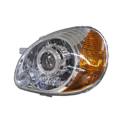 CrazyTheGod ATOS 1998-2004 Guide LED Angel-Eye HID XENON Bi-Projector Headlight CHROME for HYUNDAI RHD