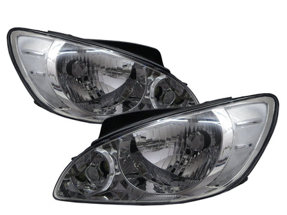 CrazyTheGod Getz/Click 2005-2011 FACELIFT Hatchback 3D/5D Crystal ไฟหน้าโครเมียมสำหรับ HYUNDAI LHD