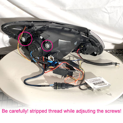 CrazyTheGod Getz/Click 2005-2011 FACELIFT Hatchback 3D/5D CCFL Projector LED Bar Headlight Đèn pha màu đen cho HYUNDAI LHD